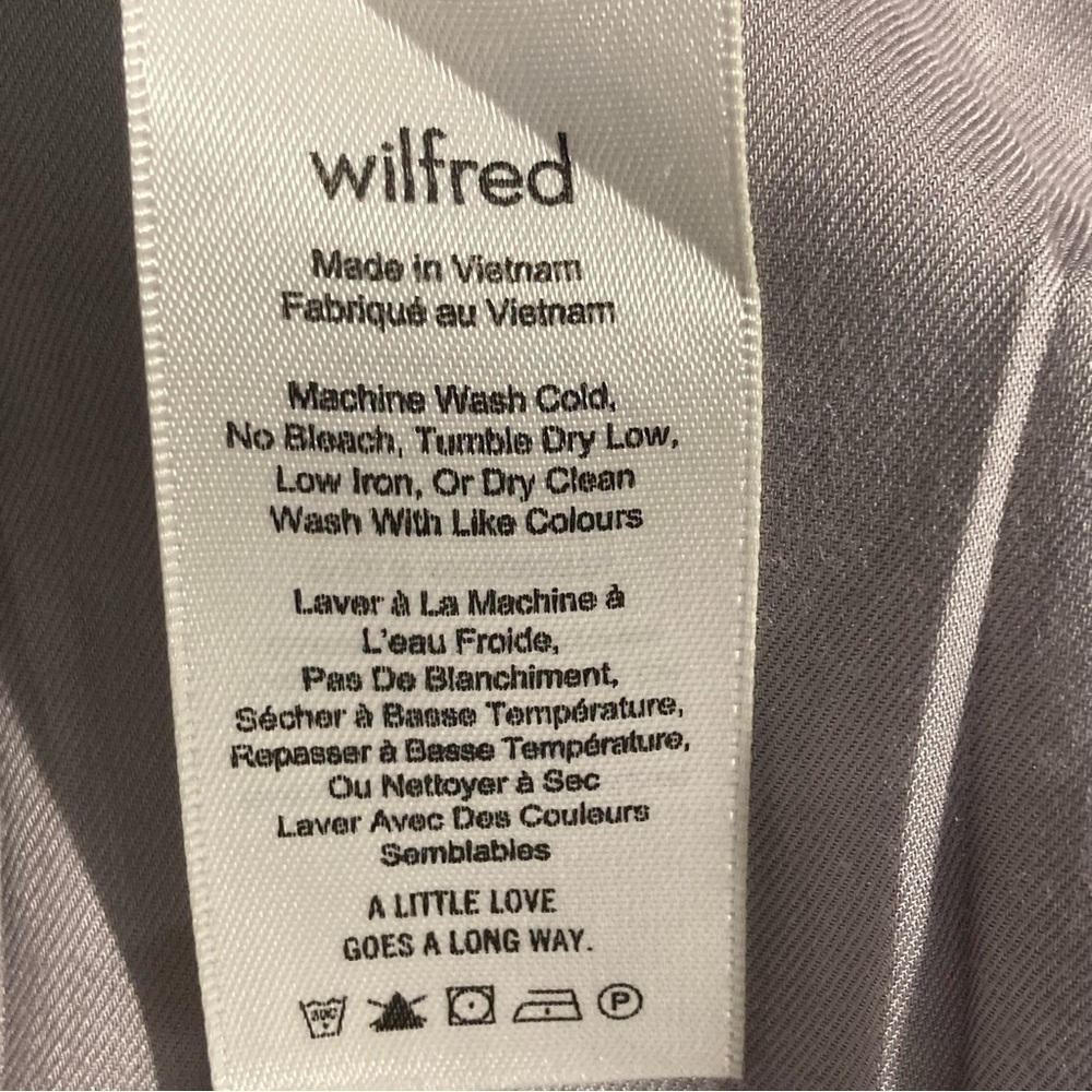 WILFRED Sz 8 Spaghetti Strap Lined Pencil Skirt Seam Pocket Zipper Closure Dress - Picture 11 of 13